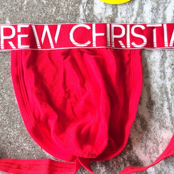 🔥 Andrew Christian Men's Happy Modal Jockstrap Underwear New Size Medium - Picture 2 of 2